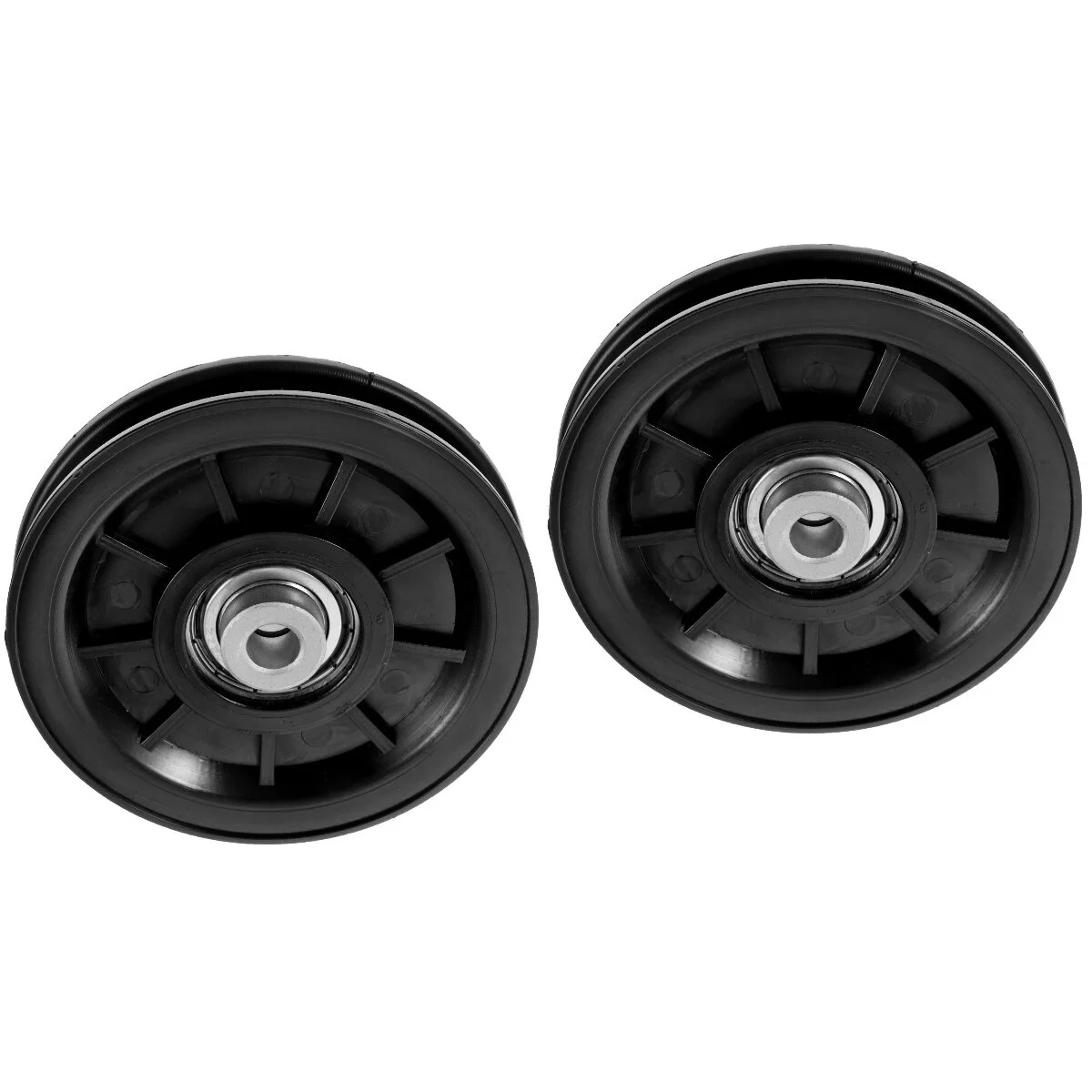 

2 Pack Pulley Gym Cable Accessory Plastic Lifting Blocks Attachment Fitness Professional Pulleys