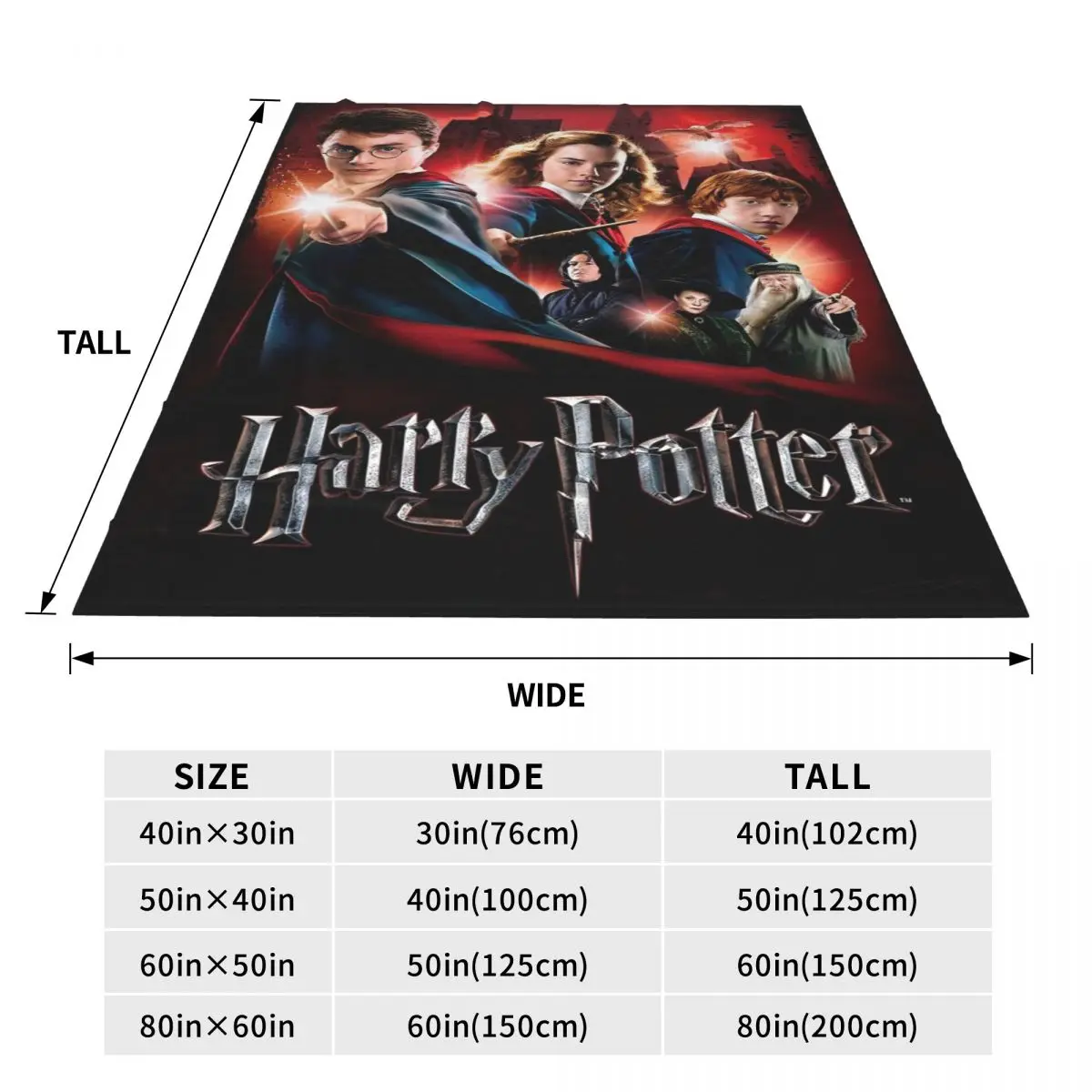 Фланелевое одеяло из фильма Harries P-Potters Magic World теплое мягкое для домашнего декора