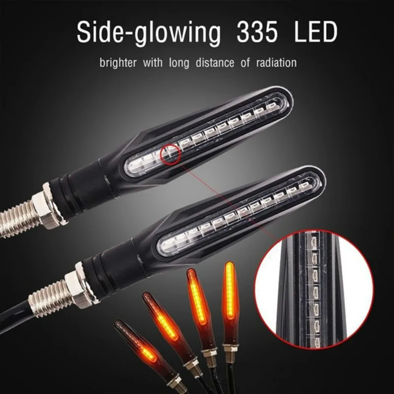 1 упаковка светодиодный индикатор поворота мотоцикла |