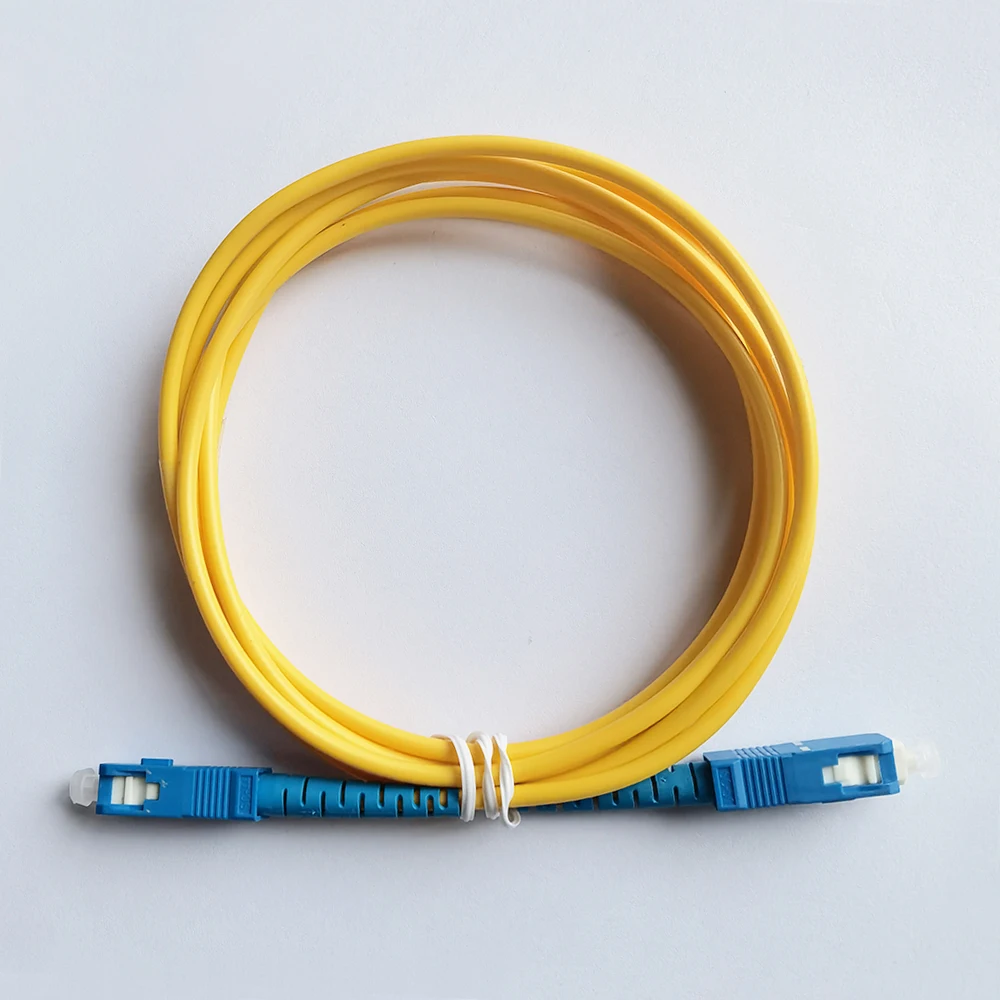 Фото Кабель Fibra Optica 3/5/10/15/20/30M SC/UPC-SC/UPC FTTR Fibra Optica Одномодовый одножильный преобразователь Патч-корд Бесплатный адаптер SC №4