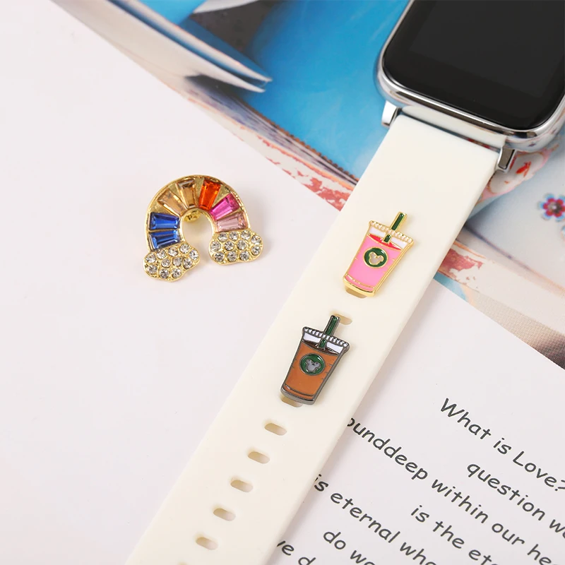 Подвеска для Iwatch ремешок с бантом металлическая ножка декоративные ногти звезда
