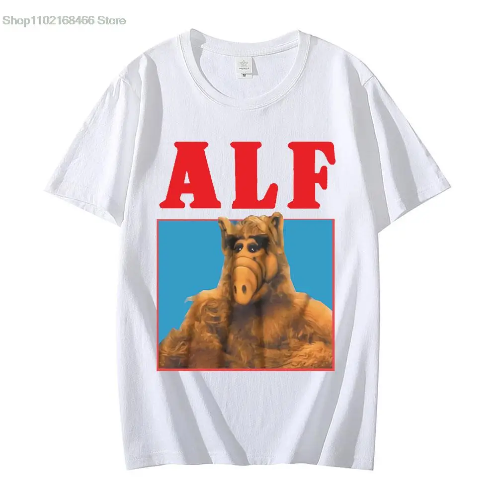 

Funny Alf Gordon Shumway T-shirt Men Short Sleeve Tv Comedy Sitcom Cat T-shirts Printed Tee Tops Cotton Oversized T Shirt Tops