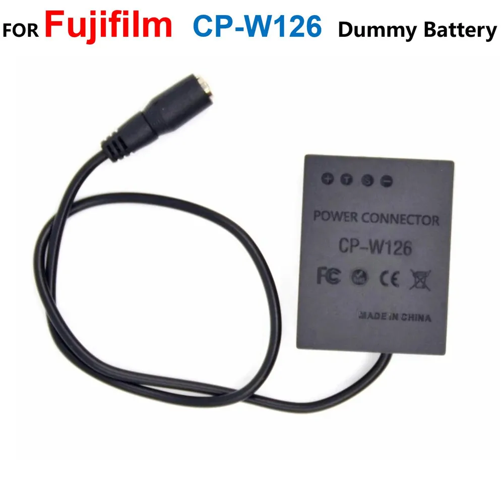 

CP-W126 NP-W126 Dummy Battery Adapter For Fujifilm X-A3 A2 E3 E2 Pro3 X-T3 T2 X-T30 T20 100V X-H1 A5 A20 FinePix HS35EXR HS50EXR