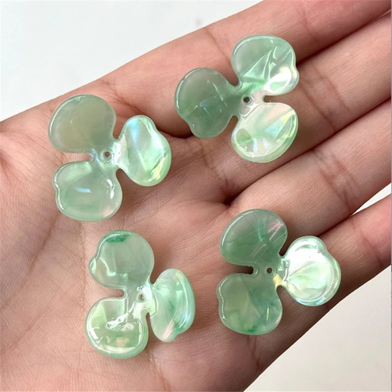 10 шт./лот уксусная кислота 27 мм цветочные бусины колпачок торус смола Шарм