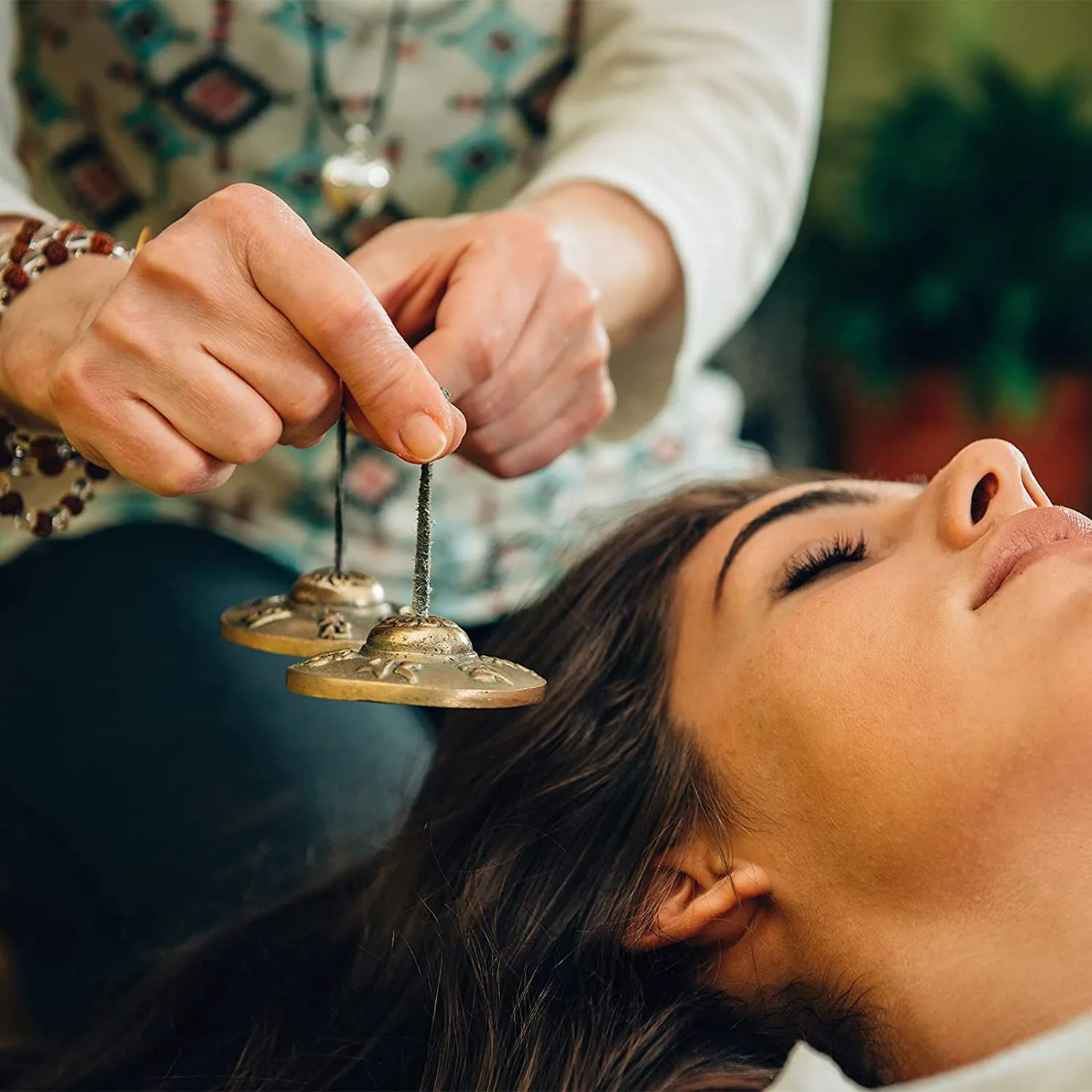 Тибетские тарелки Tingsha медитационные колокольчики 6 5 см для медитации и йоги