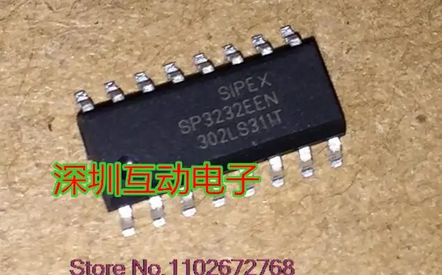 

10PCS/LOT SP3232EEN RS232 3.3V-5V SOP-16