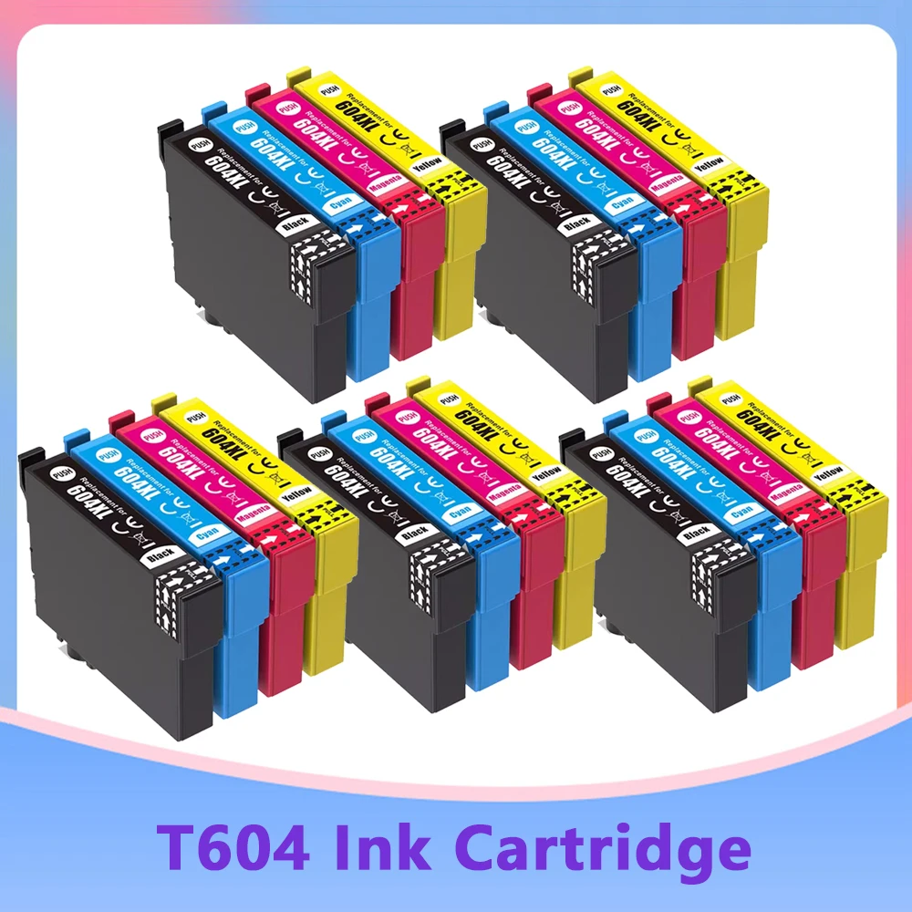 

Compatible Ink Cartridge 604XL T604 E604 604 For EPSON 604XL XP-2200 4205 2205 3200 3205 XP-4200 WF-2910 WF2930 2935 WF2950