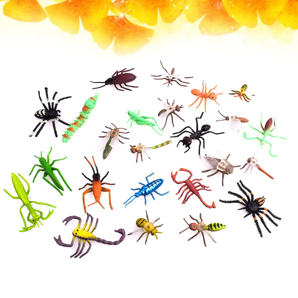 

12 Pcs Simulated Insect Model Toys Educational Science Toys Safety Mini Animal Model (Random Color)