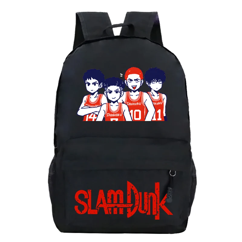 

SLAM DUNK Anime Bags Teens Harajuku Comic Bagpack Rukawa Kaede Kawaii Backpack Fashion Manga Schoolbags for Girls Casual Mochila
