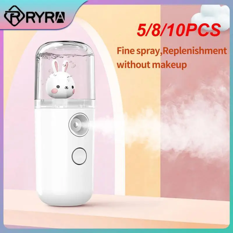 

5/8/10PCS 30ml Cute Pet Humidifier Cute And Creative Mini Water Replenisher Portable Spray Rechargeable Beauty Humidifier