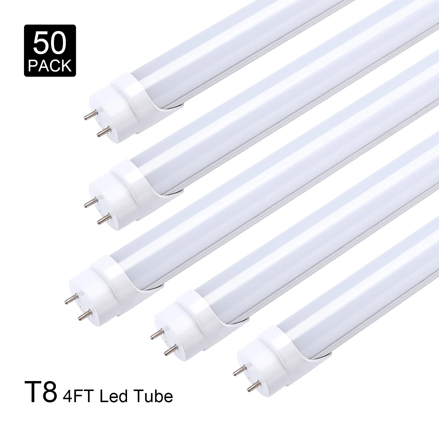 22w 4' Led Tube Light 6000k 2 Pin Led Shop Light Garage Warehouse Fluorescent Replacement 2640lm