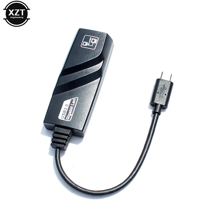 Сетевая карта Type C на RJ45 10/100 Мбит/с двусторонний USB 3.1 интерфейс к Gigabit Ethernet LAN