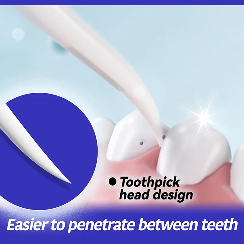 Мини-зубная щетка с взрывными бусинами одноразовая насадка для чистки взрослых