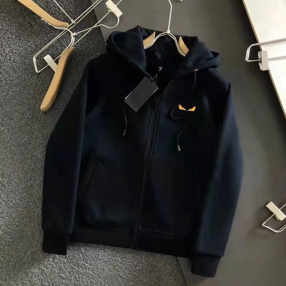 Популярные толстовки 2024 свободные с капюшоном Маленькие монстры тяжелые