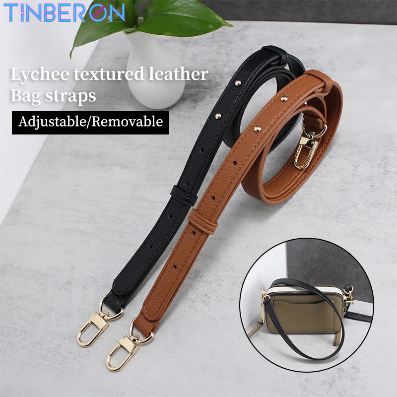 

TINBERON Adjustable Bag Shoulder Strap Litchi Pattern Handbag Replacement Belt Strap Fashion Man Women Crossbody Shoulder Straps