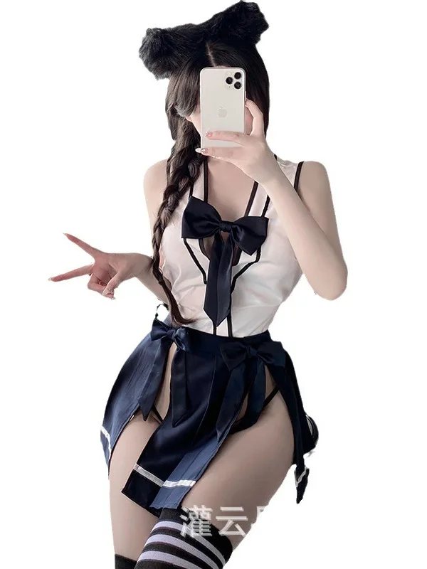 Нижнее белье чистый милый кампус короткая юбка форма очаровательная элегантная