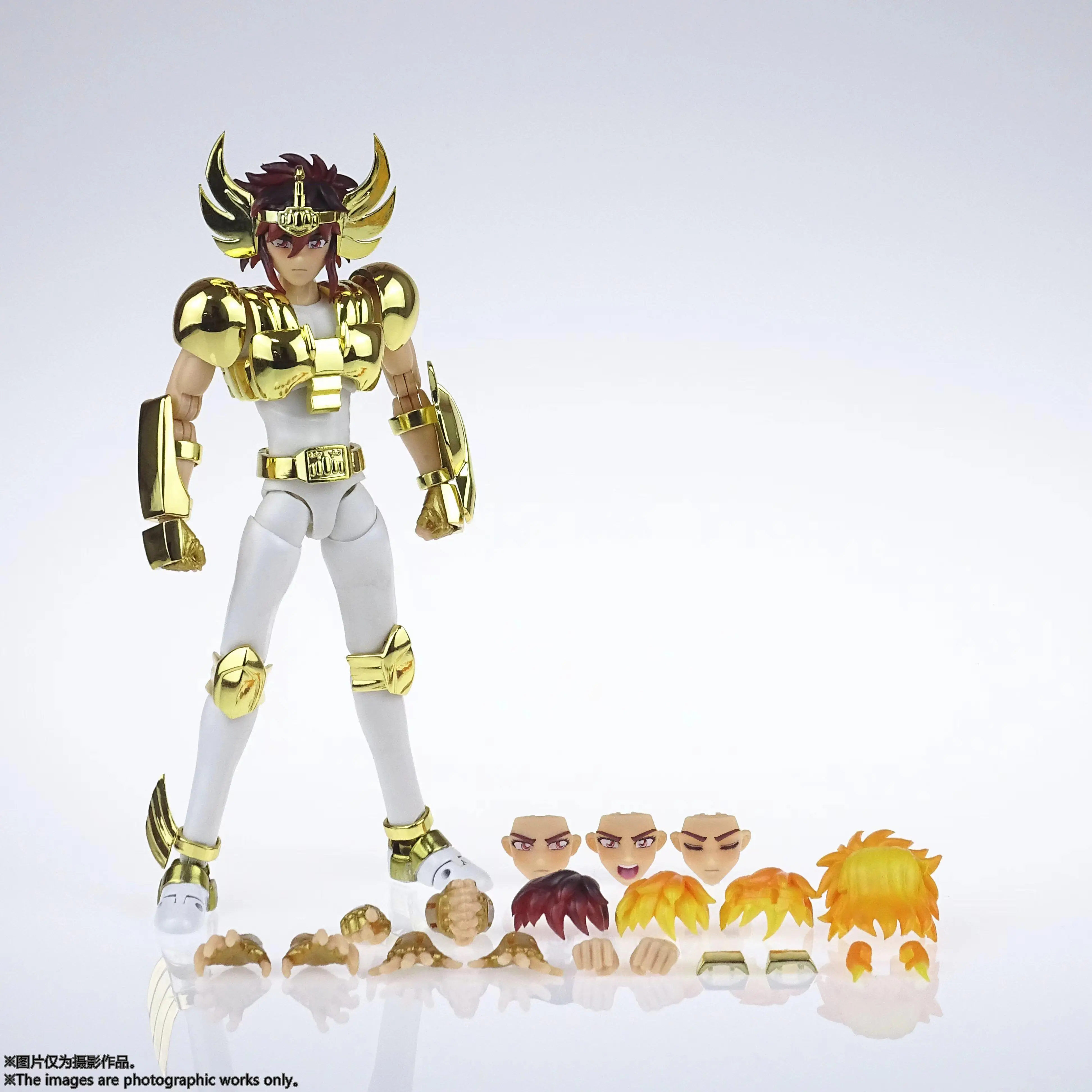 Фото Коллекционная фигурка MMD Early Cygnus Hyoga Original Comic Saint Seiya Myth Cloth EX Knights of the Zodiac из сплава, подарок №3