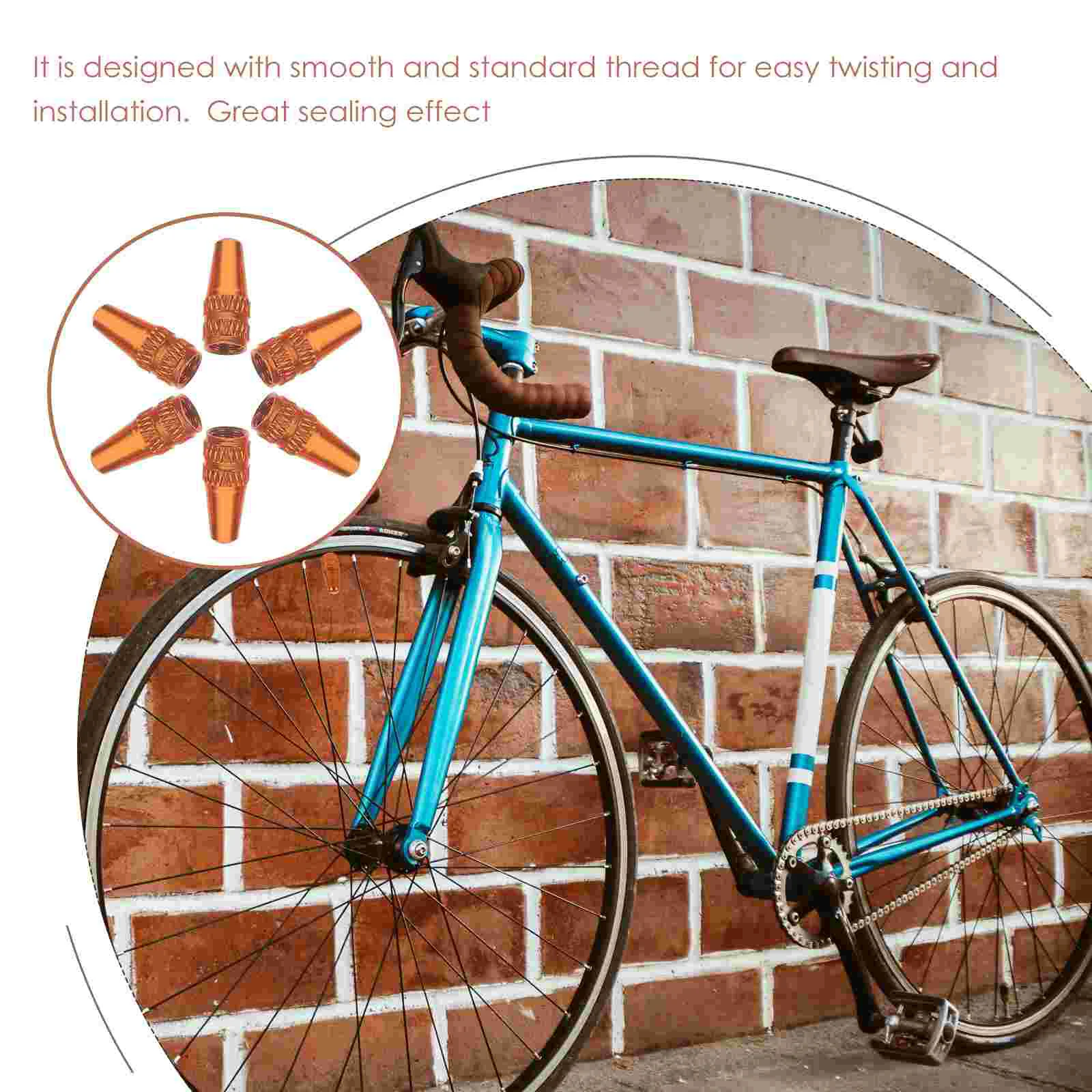 6-шт. Французские колпачки из алюминиевого сплава для шоссейного велосипеда