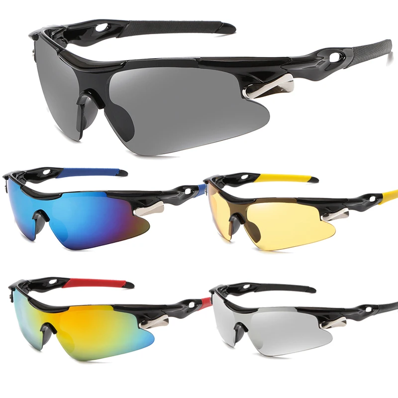 

UV400 Windproof Outdoor Sport Cycling Eyewear Mountain Bike Bicycle Glasses for Men Women New Sports Hiking Running Sunglasses