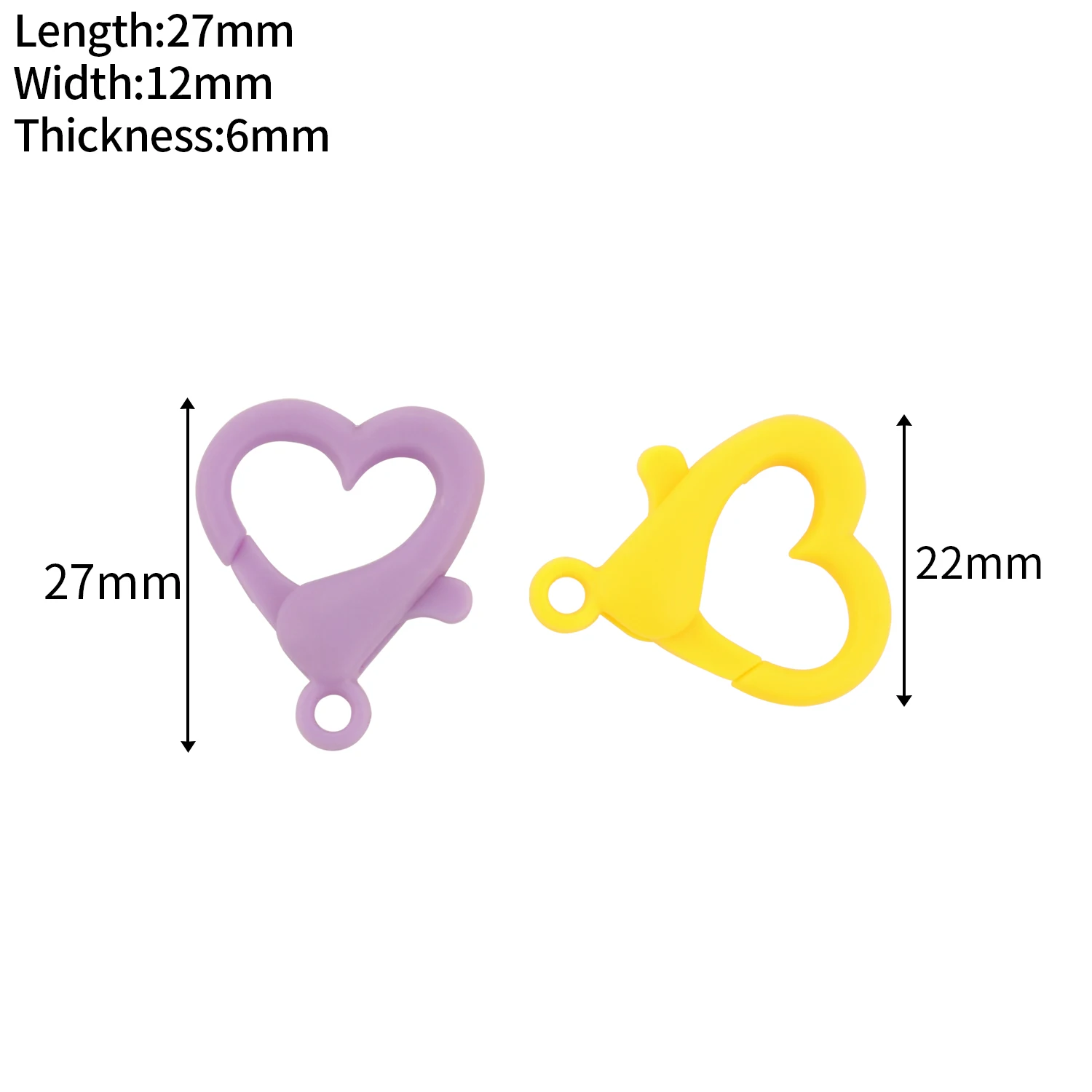 Застежка-карабин для браслетов и цепочек 20 шт./лот |