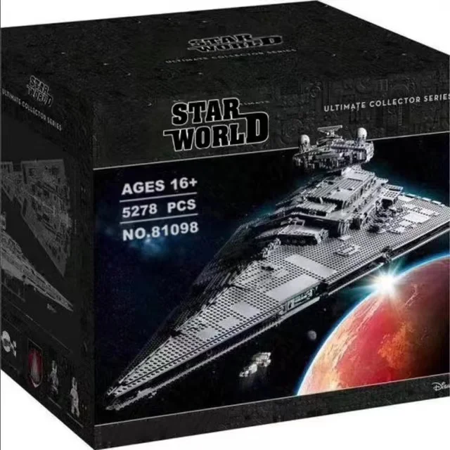 

Super Imperial Star Destroyer 5000+Pcs Model Moc Modular Building Blocks Bricks Educational Kids Children Boys Waring 75252 Toy