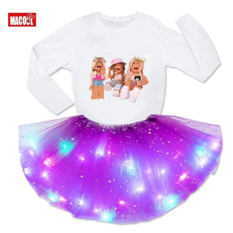 Детский комплект из футболки и юбки-пачки