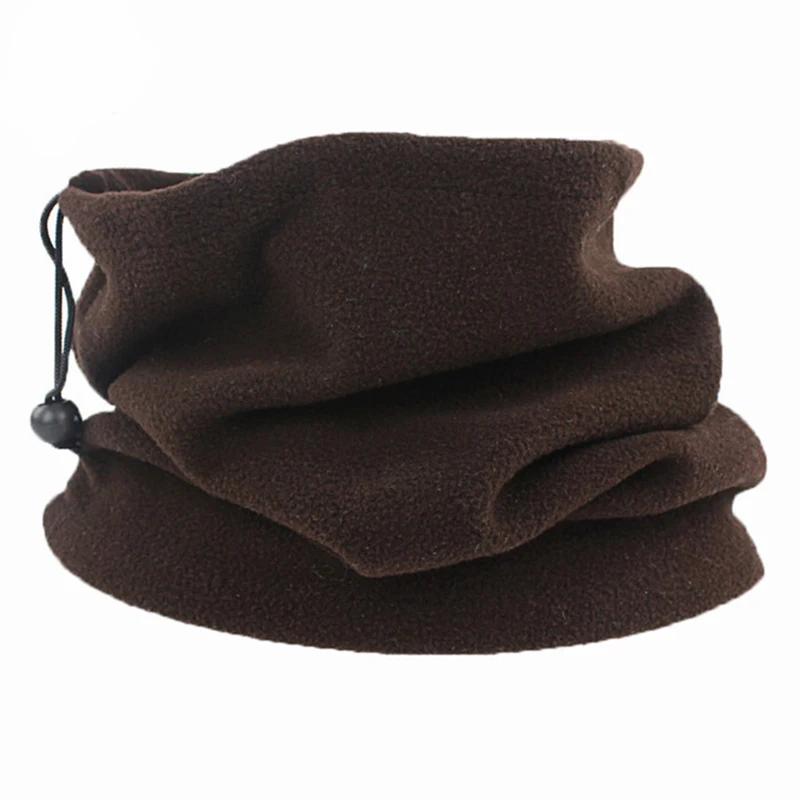 

Winter Warm Fleece Neck Ring Cycling Headgear Bib Polar Neck Tube Ear Warmer Fishing Skating Running Sport Scarf For Camping Hik