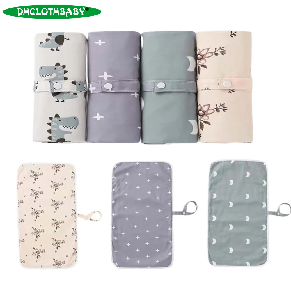 

Newborn baby diaper pad waterproof washable breathable four seasons available baby portable out of the fold with storage