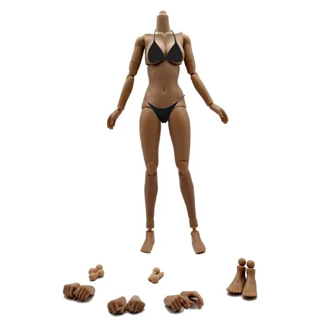 Коллекция 1/6, женская игрушка для тела, кукла из пшеничной кожи с большой грудью, экшн-фигурка с возможностью позы 12 дюймов, кукла для рисования, художественное тело, подарок 27 см