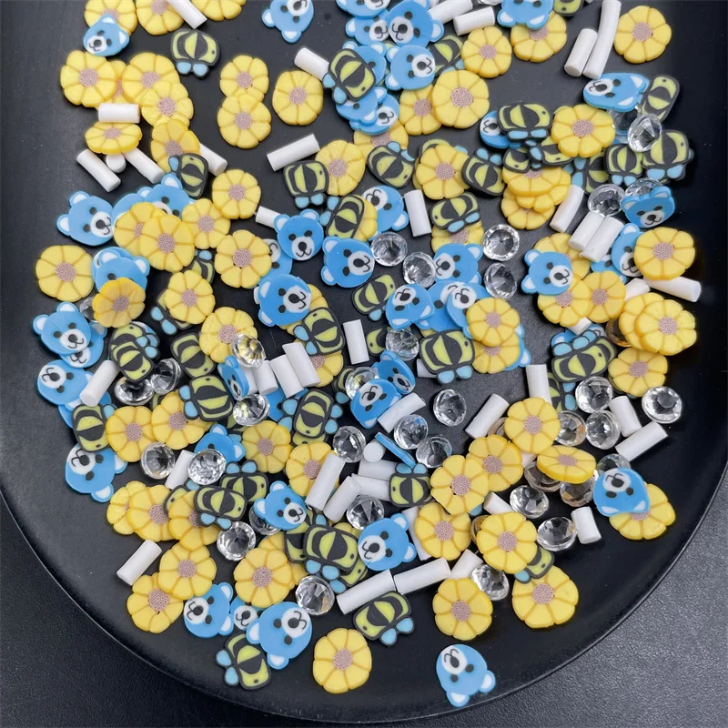 

60 г Милая Смешанная полимерная глина, мягкая глина для детей, сделай сам/Рукоделие, сделай сам/дизайн ногтей/искусство/ремесленный наполнит...