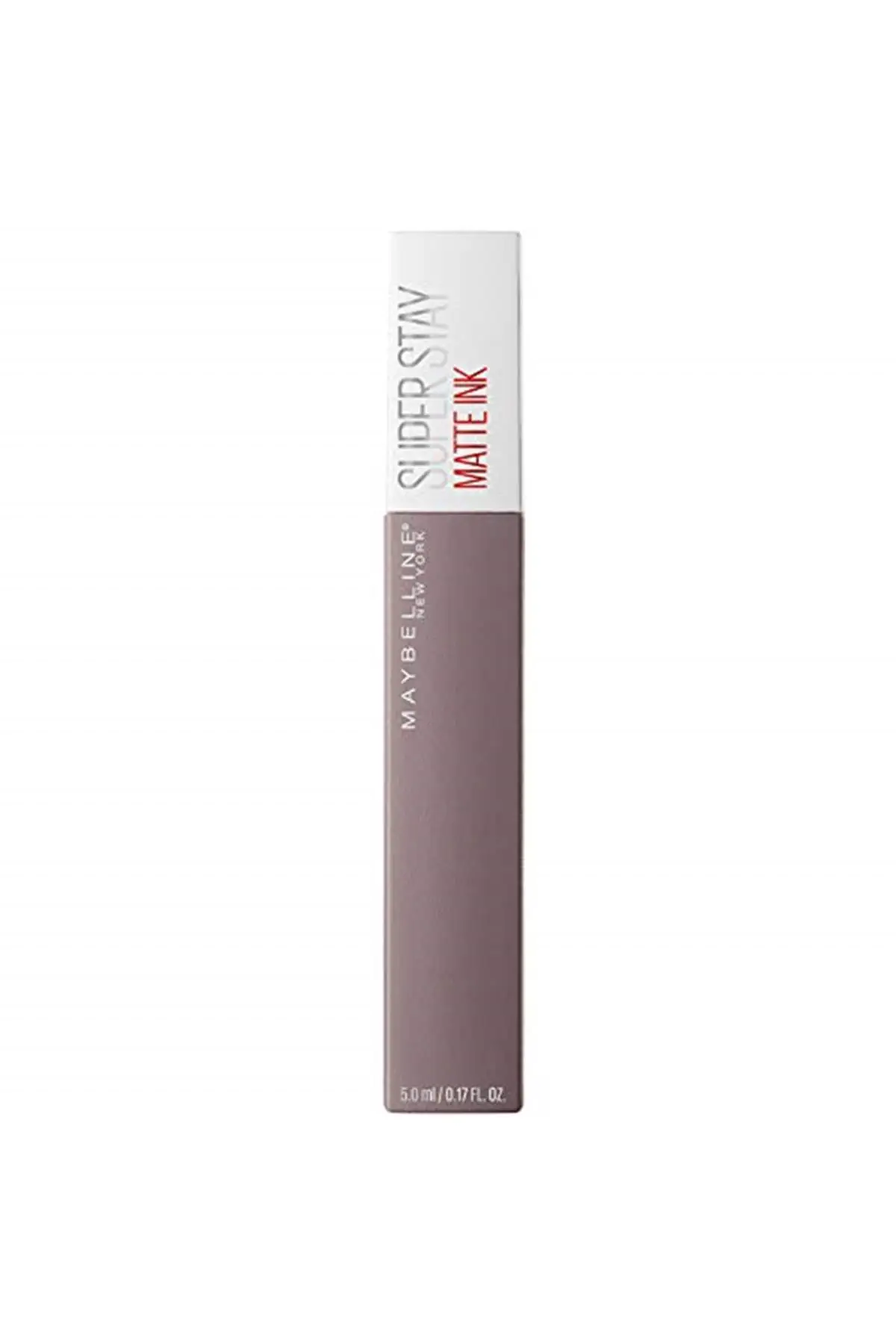 

Brand: Maybelline New York Super Stay Matte Ink Liquid Matte Lipstick, 90 Huntress, Gray Category: Lipstick