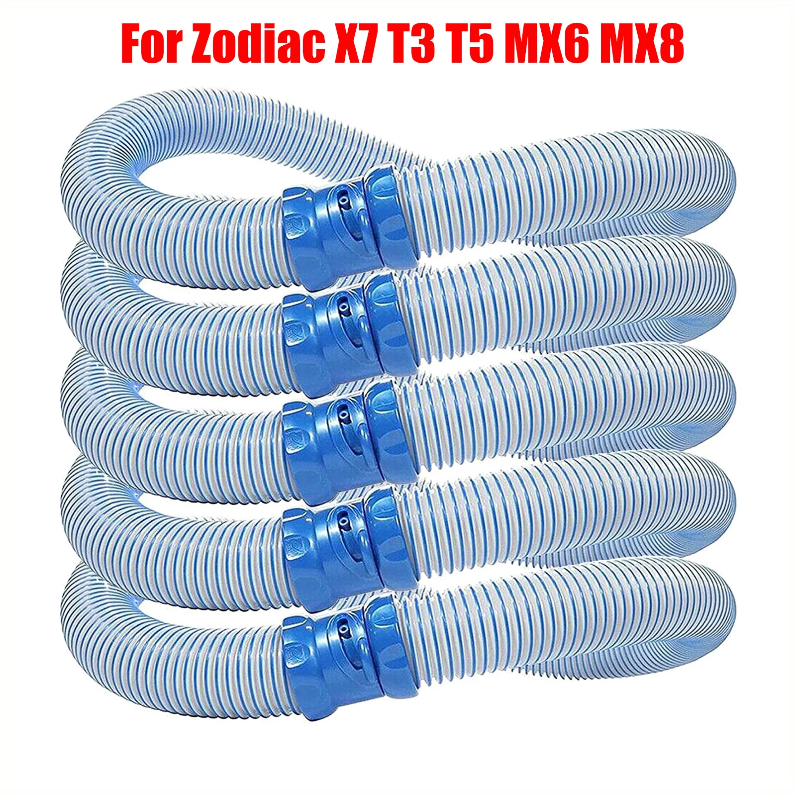 1/3/4pcs Inground Pool Cleaner Suction Pipe Replacement Rubber Pool Vacuum Cleaning Pipe Accessories for Zodiac X7 T3 T5 MX6 MX8