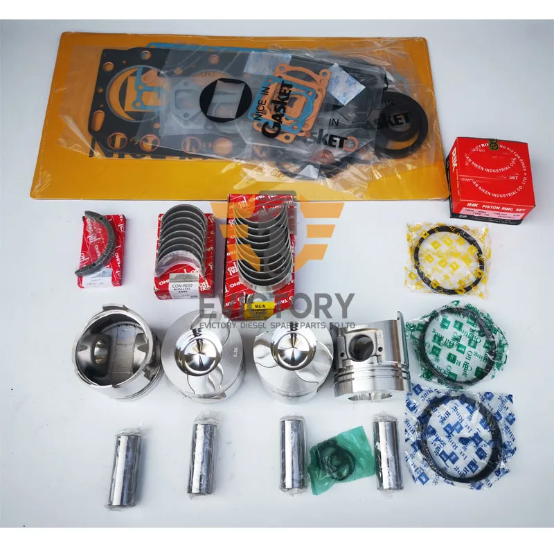 Для Komatsu 4D95L 4D95LE поршень + 0 50 кольцевая прокладка подшипник водяной масляный насос