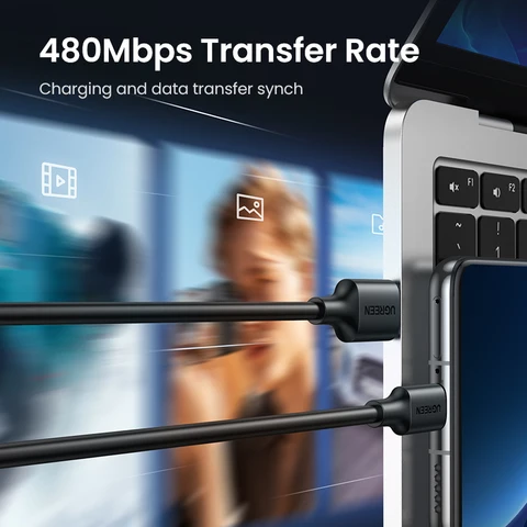 UGREEN USB C кабель Тип C кабель для iPhone 15 Samsung S23 Xiaomi 11 Pro USB C кабель для зарядки данных USB 3A Быстрая зарядка USB кабель
