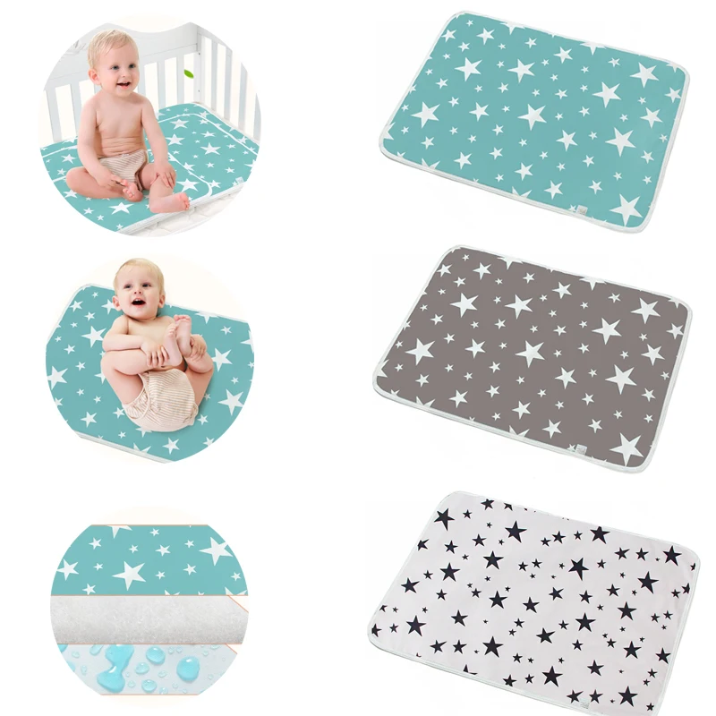 Многоразовые детские пеленки ZK40, пеленки для новорожденных, водонепроницаемые пеленки для новорожденных