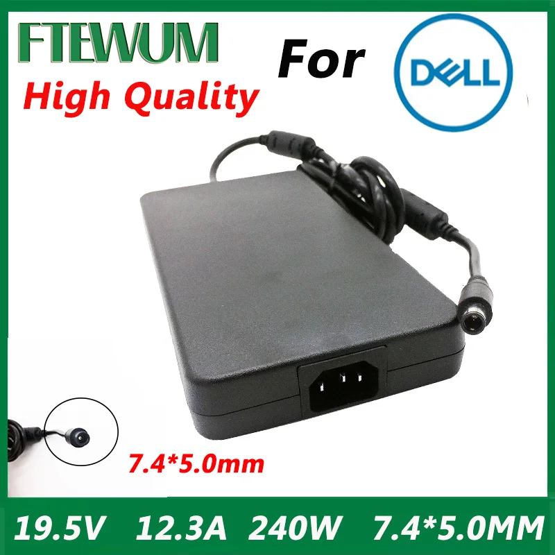 Адаптер зарядного устройства для ноутбука Dell Alienware M17X J211H 19,5 в 7,4 а 5,0x240 (Вт)
