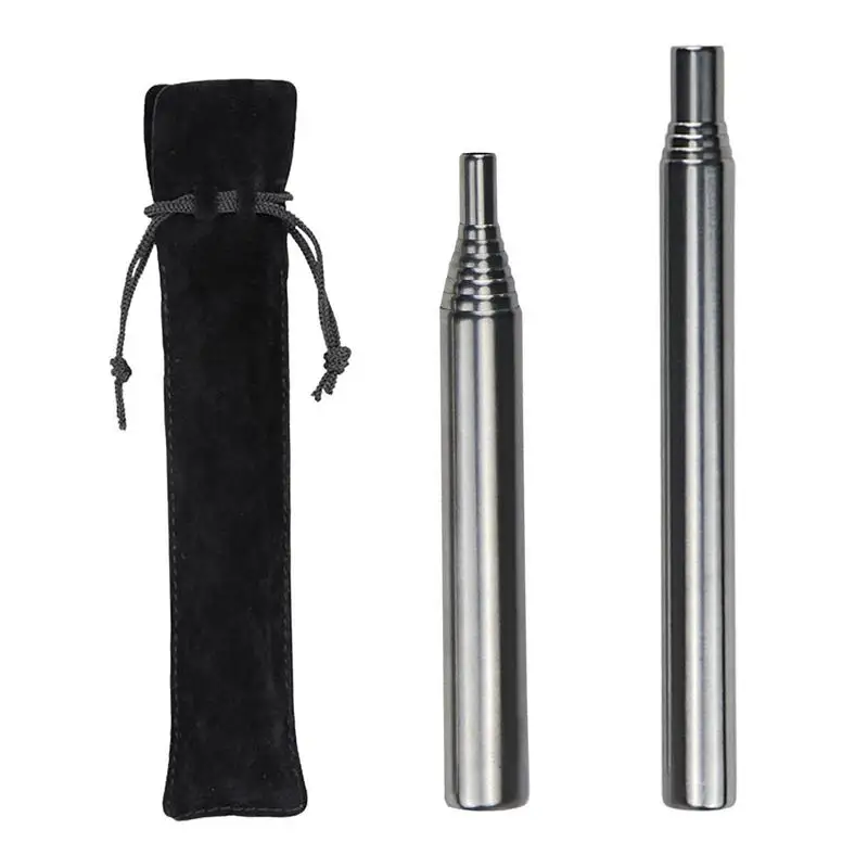 

Телескопическое пусковое устройство из нержавеющей стали, Компактное пусковое приспособление для выдувания огня, крутой и уникальный подарок для мужчин, пап-мальчиков