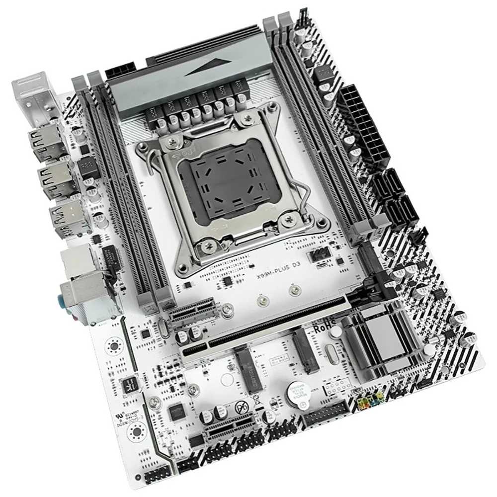 X99 для JGINYUE X99M-PLUS D3 LGA 2011-V3 DDR3 128 ГБ PCI-E 3 0 микро ATX настольная Материнская плата