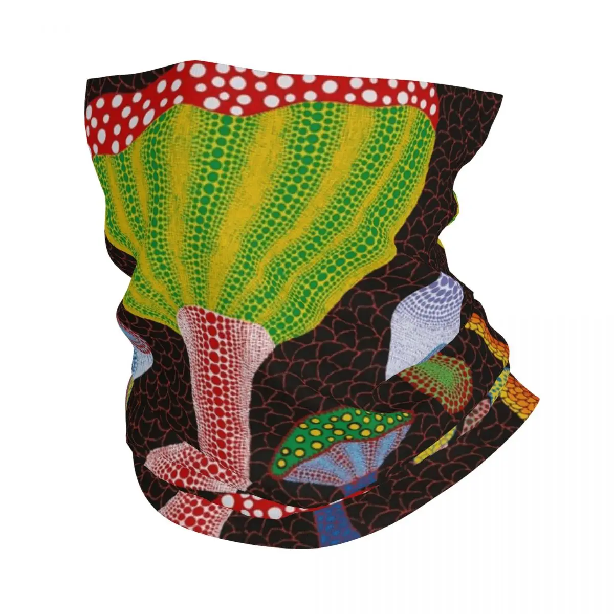 

Художественная бандана Yayoi Kusama, Шейная гетра, защита от УФ-лучей, шарф для лица, Обложка для мужчин и женщин, японский художественный ободок, трубчатая Балаклава