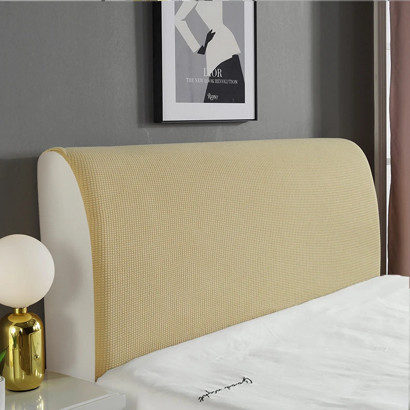 

New Thicken Elastic All-inclusive Bed Head Covers Polar Fleece Headboard Cover Simple and Modern Head Cover For Home