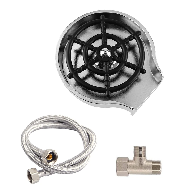 

Automatic Faucet Cup Washer High Pressure Multi Angle Spray Washing Rinser Glass Rinser Automatic Cup Washer Tool