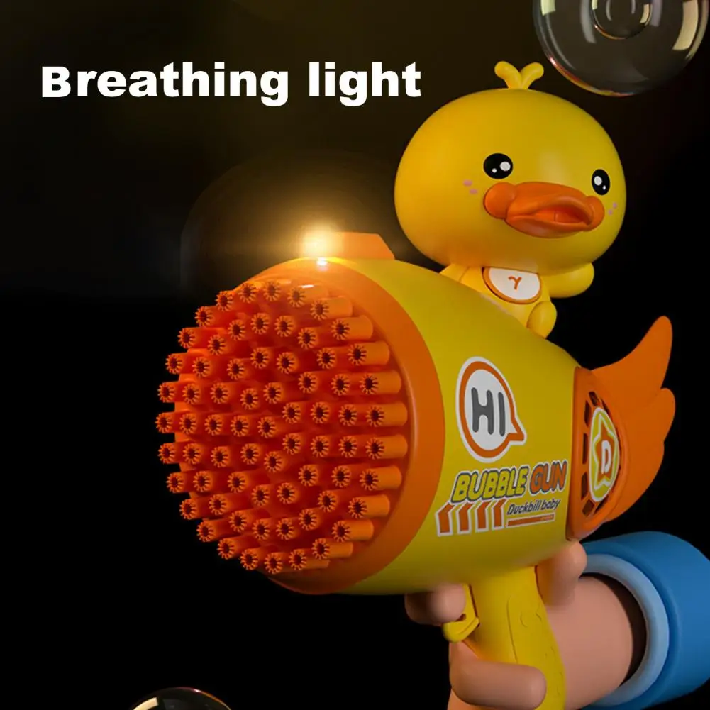 

Bubble Machine Novel Lovely Leak-resistant Drop-proof Comfortable to Grip Portable Automatic Duck Bubble Maker Party Accessories