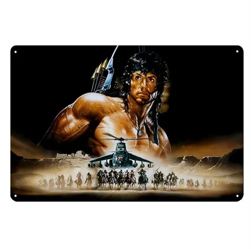 

3 металлических плакатов из фильма, жестяная вывеска Сильвестера, 20x30 см, алюминиевая пластина