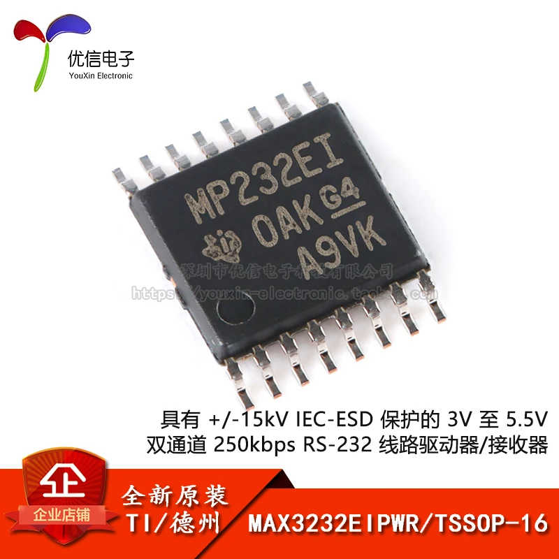 

Original stock MAX3232EIPWR TSSOP-16 RS-232/IC
