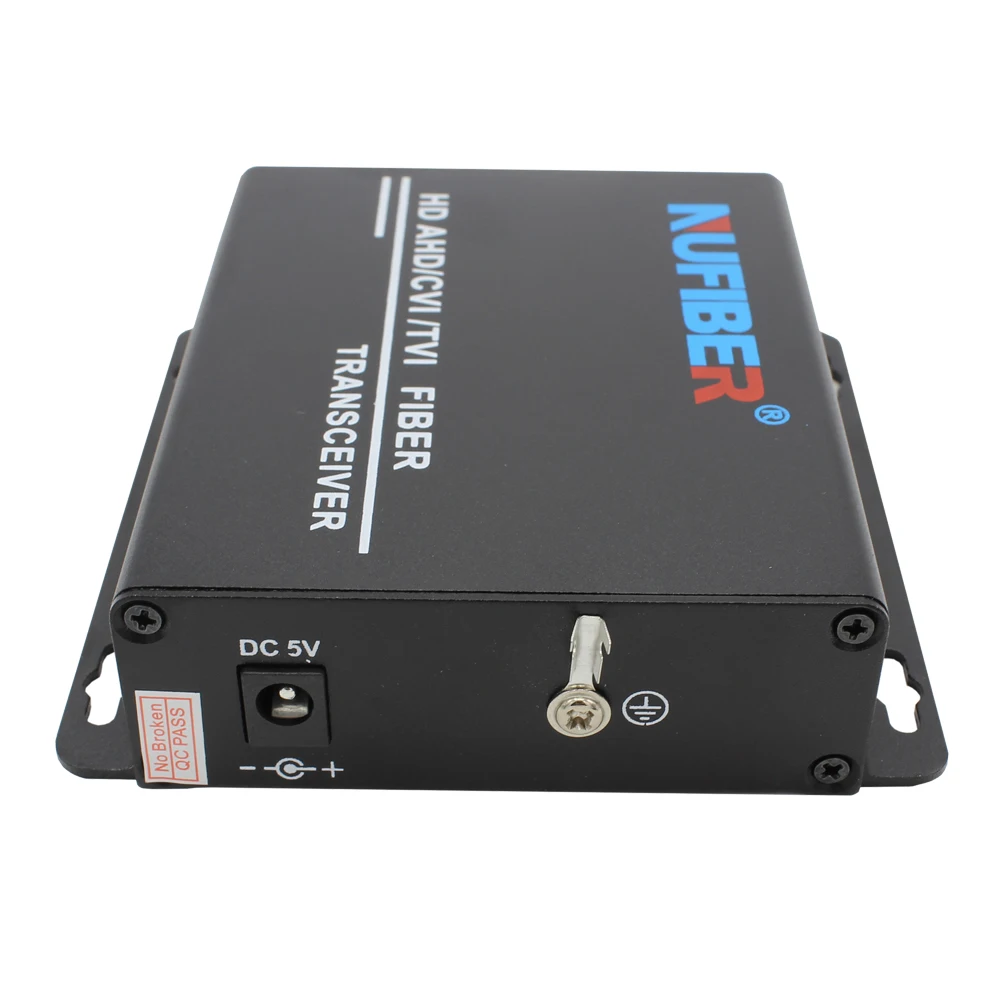1080P Digital Fiber Video Converter 1CH Video RS485 Data Single Fiber Single Mode 1310/1550nm FC 20km Video Transmitter Receiver