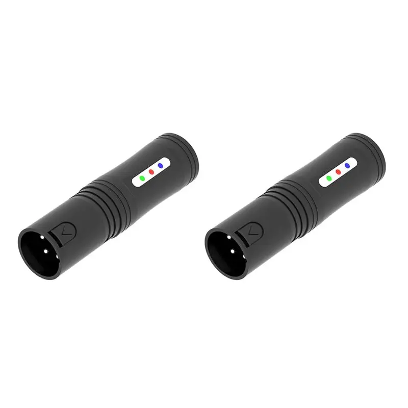 Фото Тестер линий DMX512 A33T-2X для прожекторов Par, вращающихся головок, сценического освещения, инструмент для проверки неисправностей сигнальных линий DMX №1
