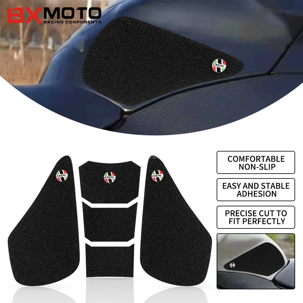 

Black Motorcycle Non-slip Gas Oil Fuel Tank Pad Protector Sticker For YAMAHA R1 2007 2008 High Quality Water Proof Accessories