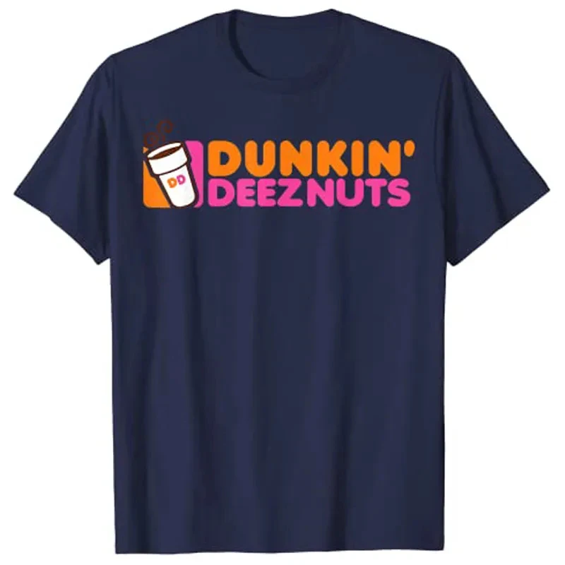 Футболка Dunkin' Deez Nuts-Dunkin Deeznuts эстетичная одежда футболки с рисунком топы