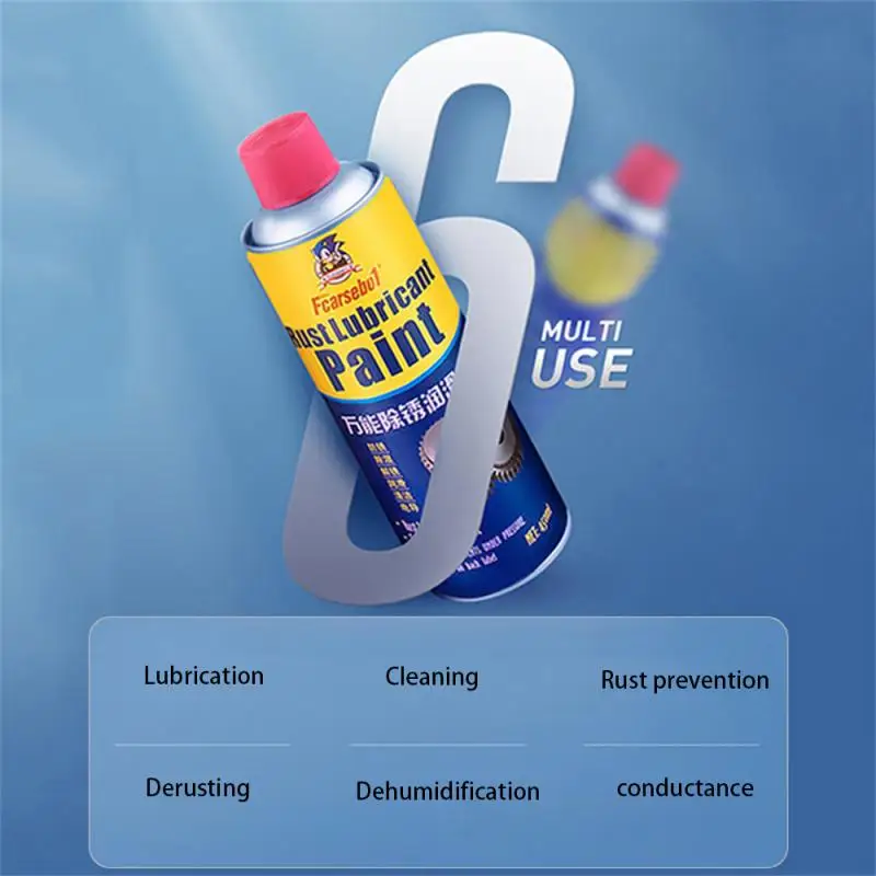 

Stainless Steel Rust Inhibitor Dehumidification Universal Quick Cleaning Lubricant Rust Removal Lubrication Rust Remover 120ml