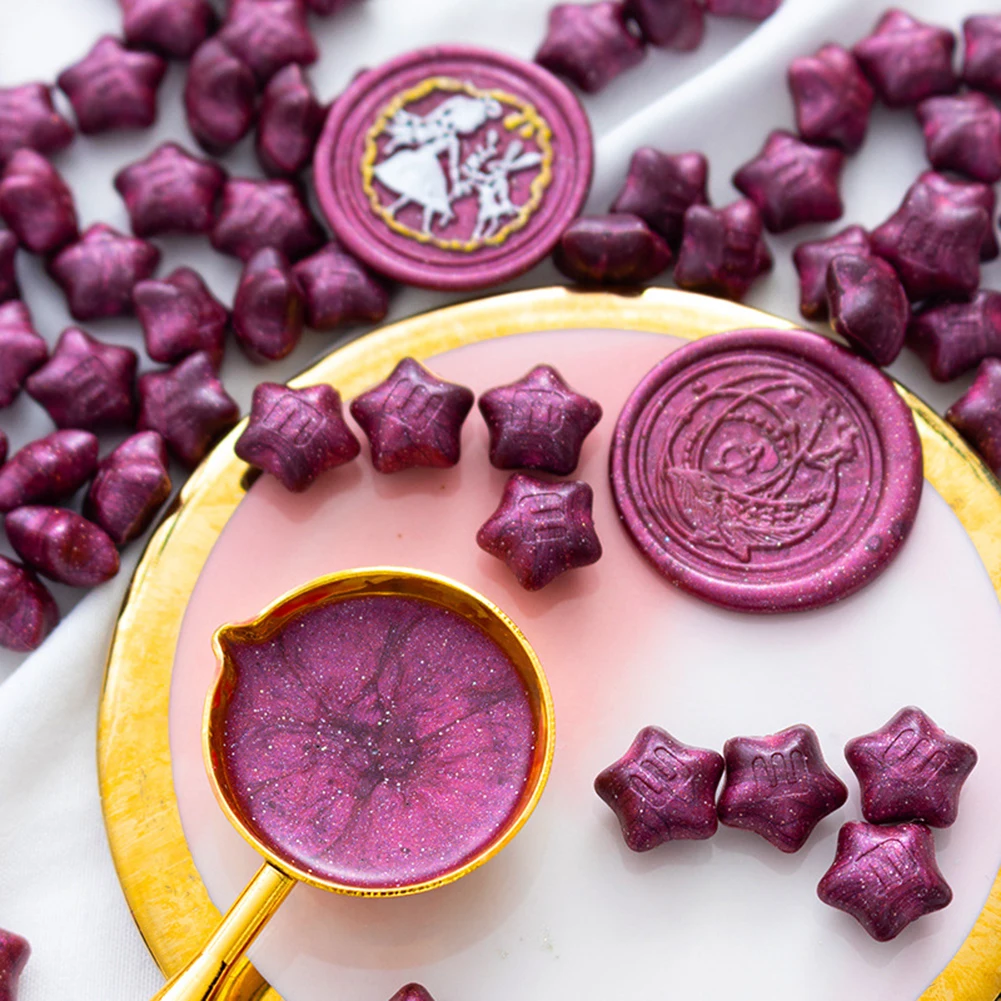 

Восковая Бусина в форме звезды, сделай сам, ручная учетная запись, Креативная печать, печать, воск, Ретро Декор, крафтовые украшения для приг...